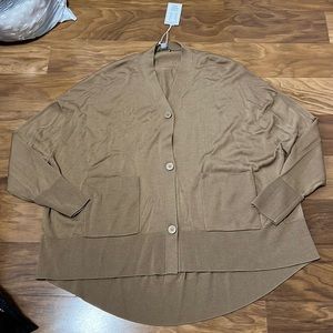 COS Camel Oversized Cardigan